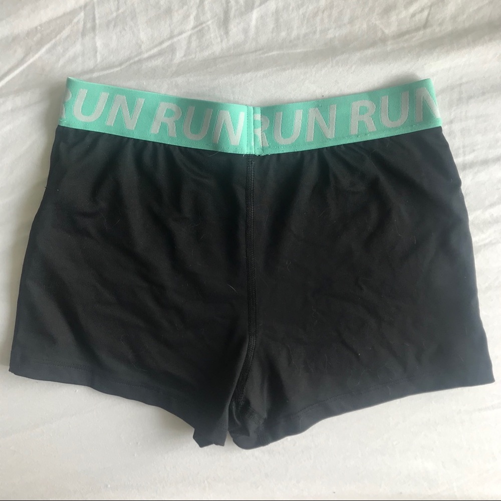forever 21 running shorts with contrasting band